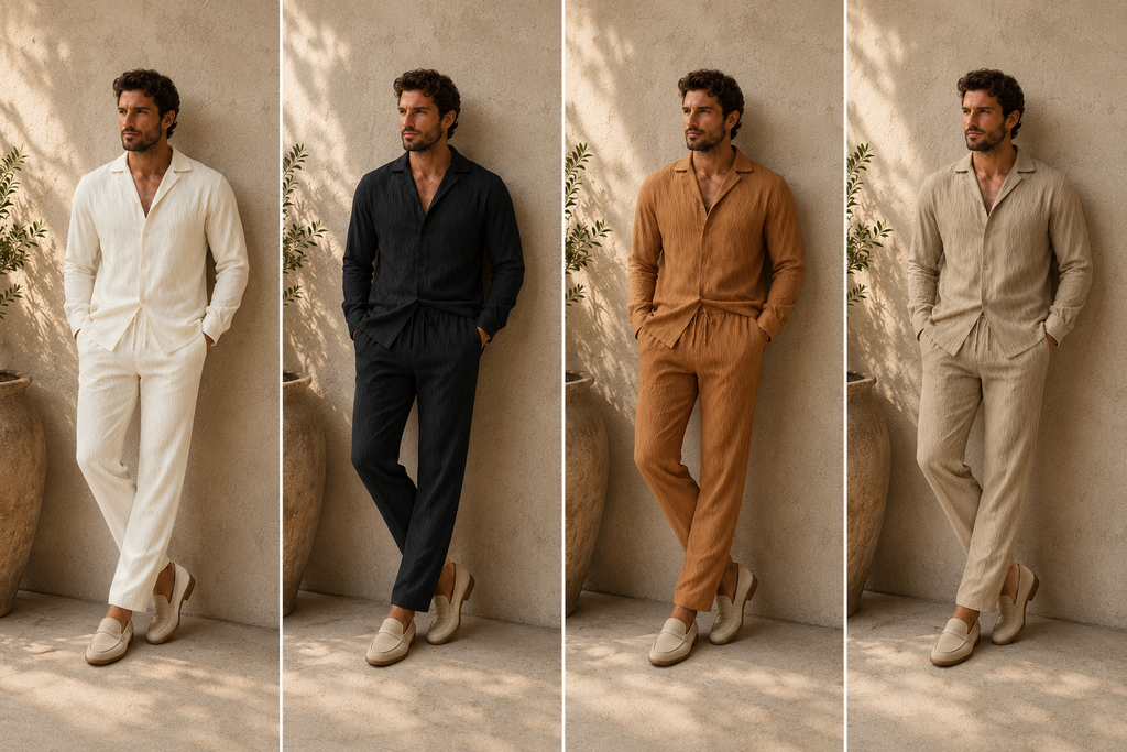 Conjunto deportivo de manga larga y pantalón largo para hombre — Moda casual otoño/invierno
